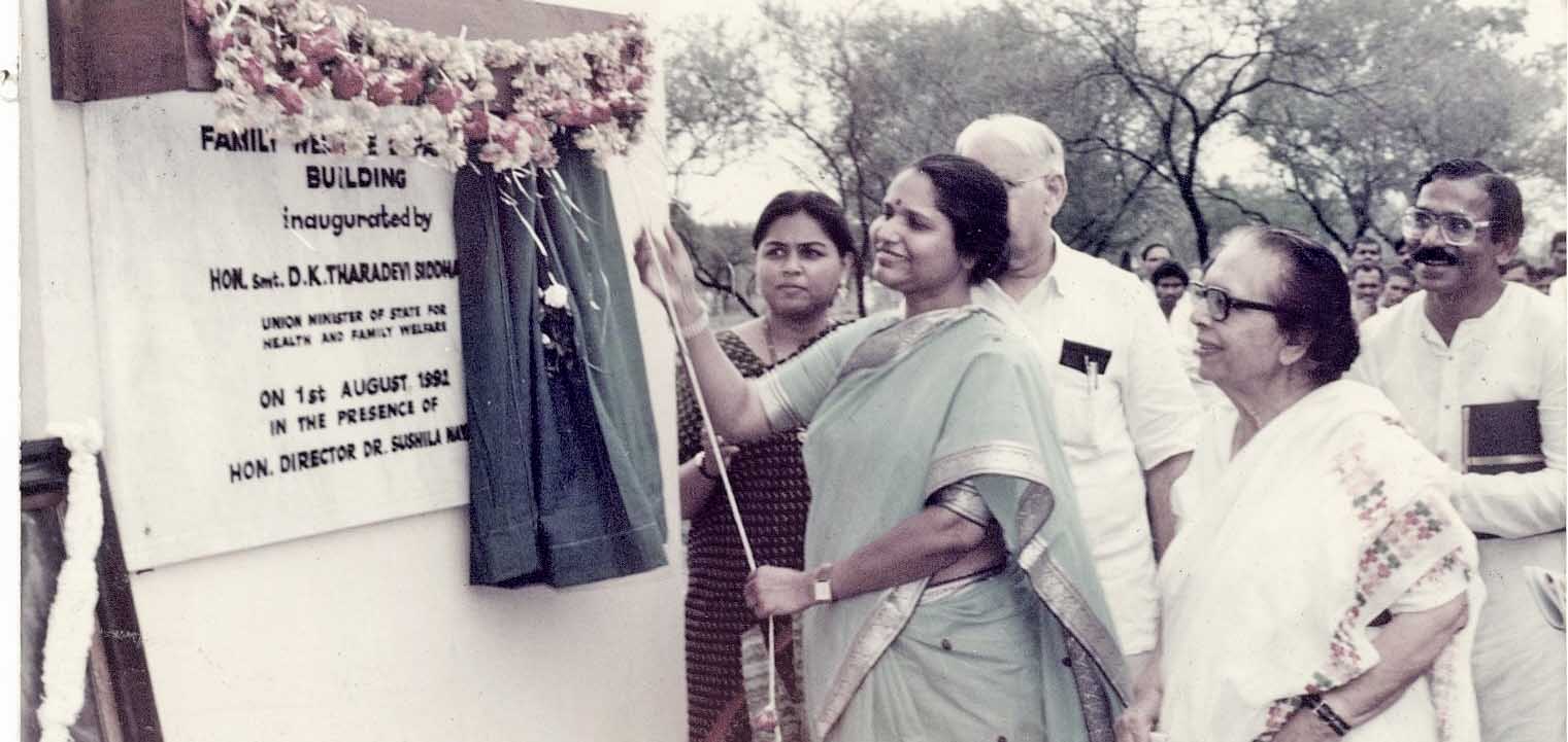 Family Welfare Building inaugrated by Union Minister of state Mrs D.K. Taradevi Siddhartha