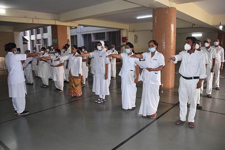 01/04/2021 - Swachhata Pledge at Medicine OPD